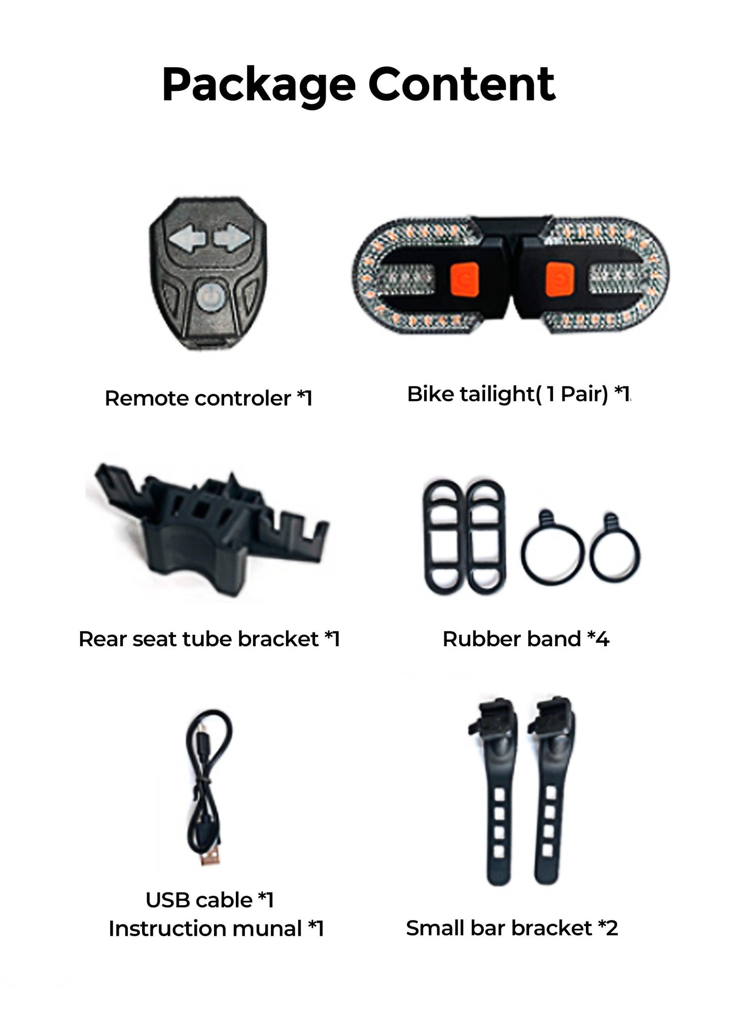 ENGWE Luces traseras de bicicleta con señales de giro