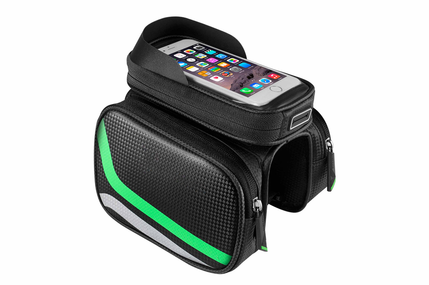 Bolsa para teléfono móvil con pantalla táctil impermeable para bicicleta