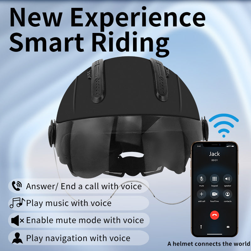 ENGWE Casco Bluetooth Inteligente Negro