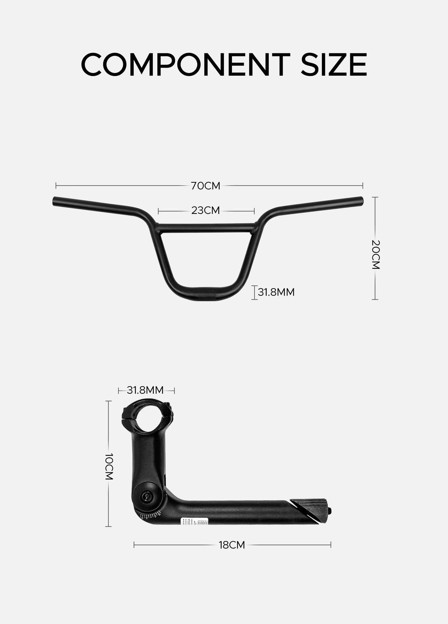 Manillar BMX para EP-2 Pro/Engine X