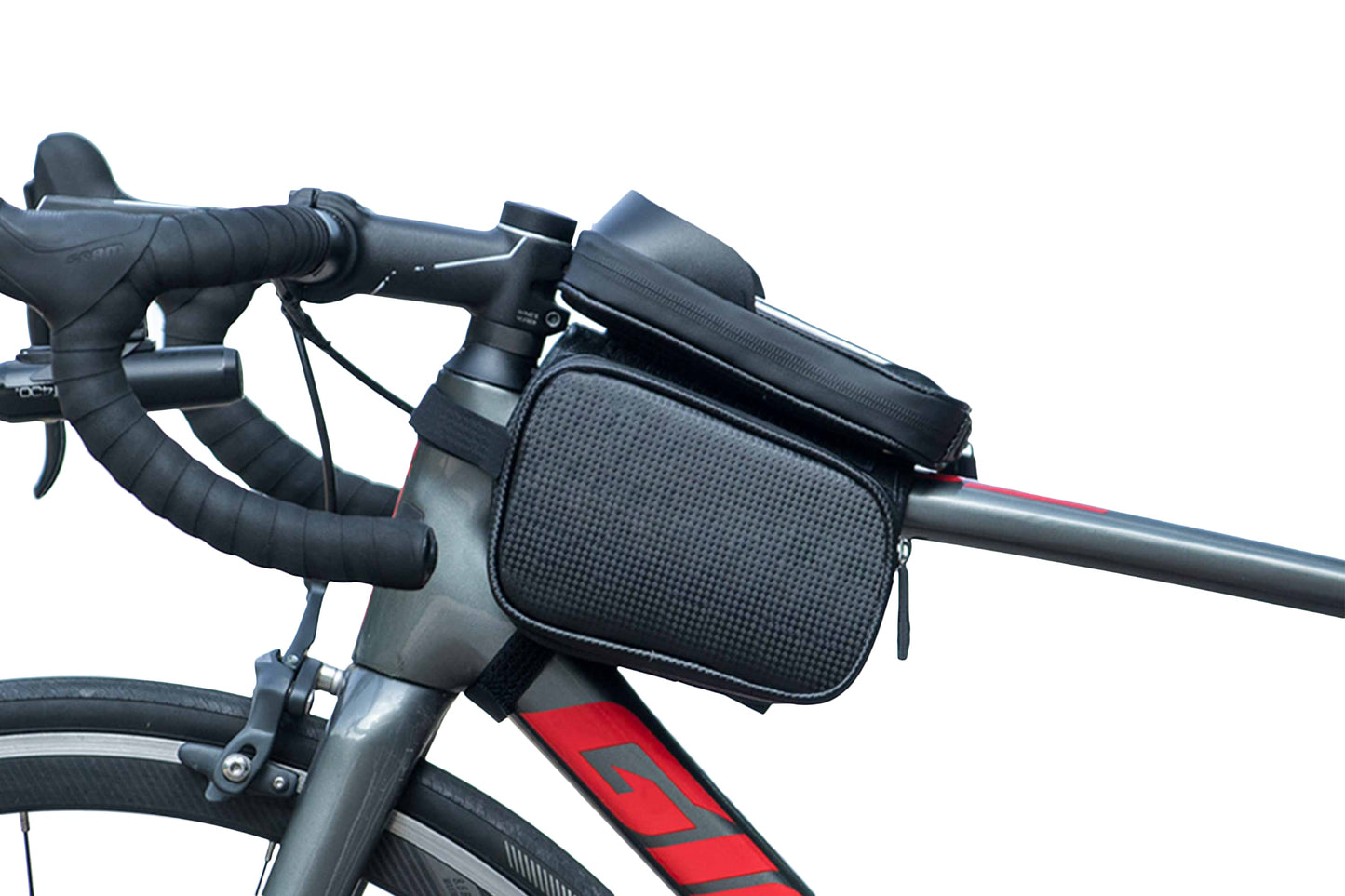 Bolsa para teléfono móvil con pantalla táctil impermeable para bicicleta