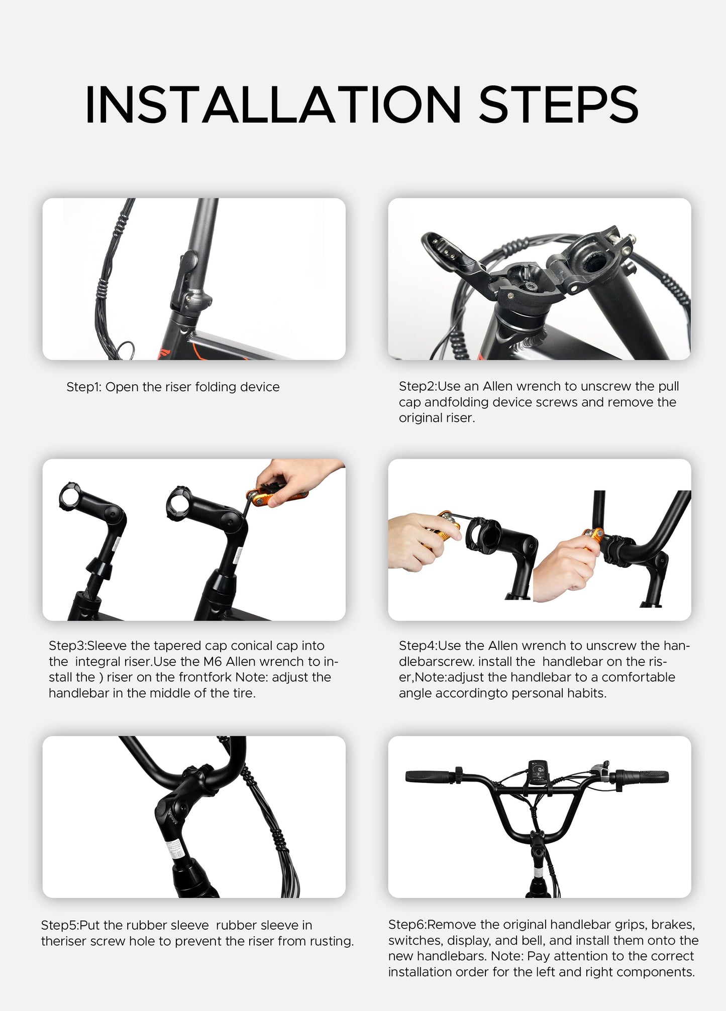 Manillar BMX para EP-2 Pro/Engine X
