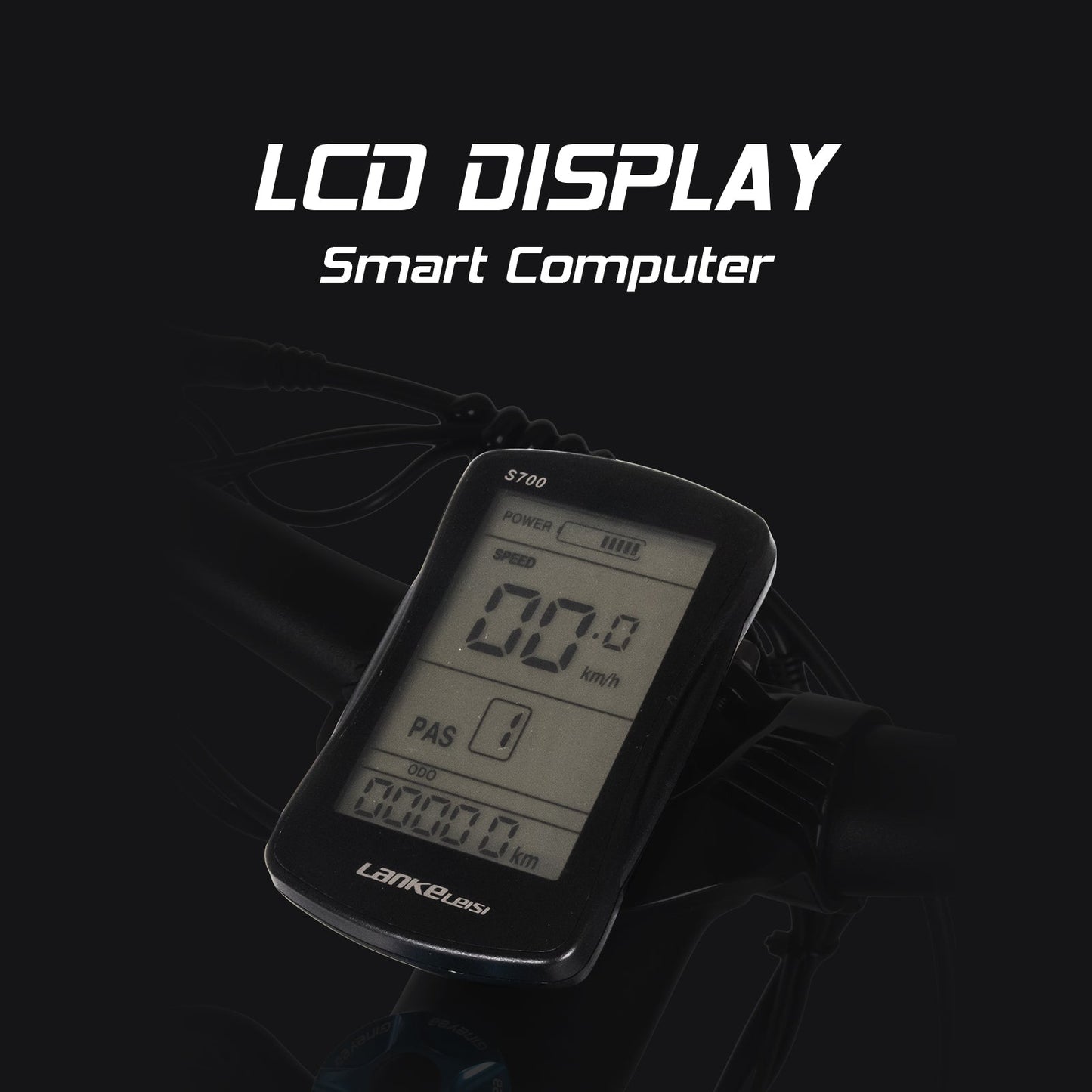 Velocímetro con pantalla LCD para bicicleta eléctrica CYSUM M900