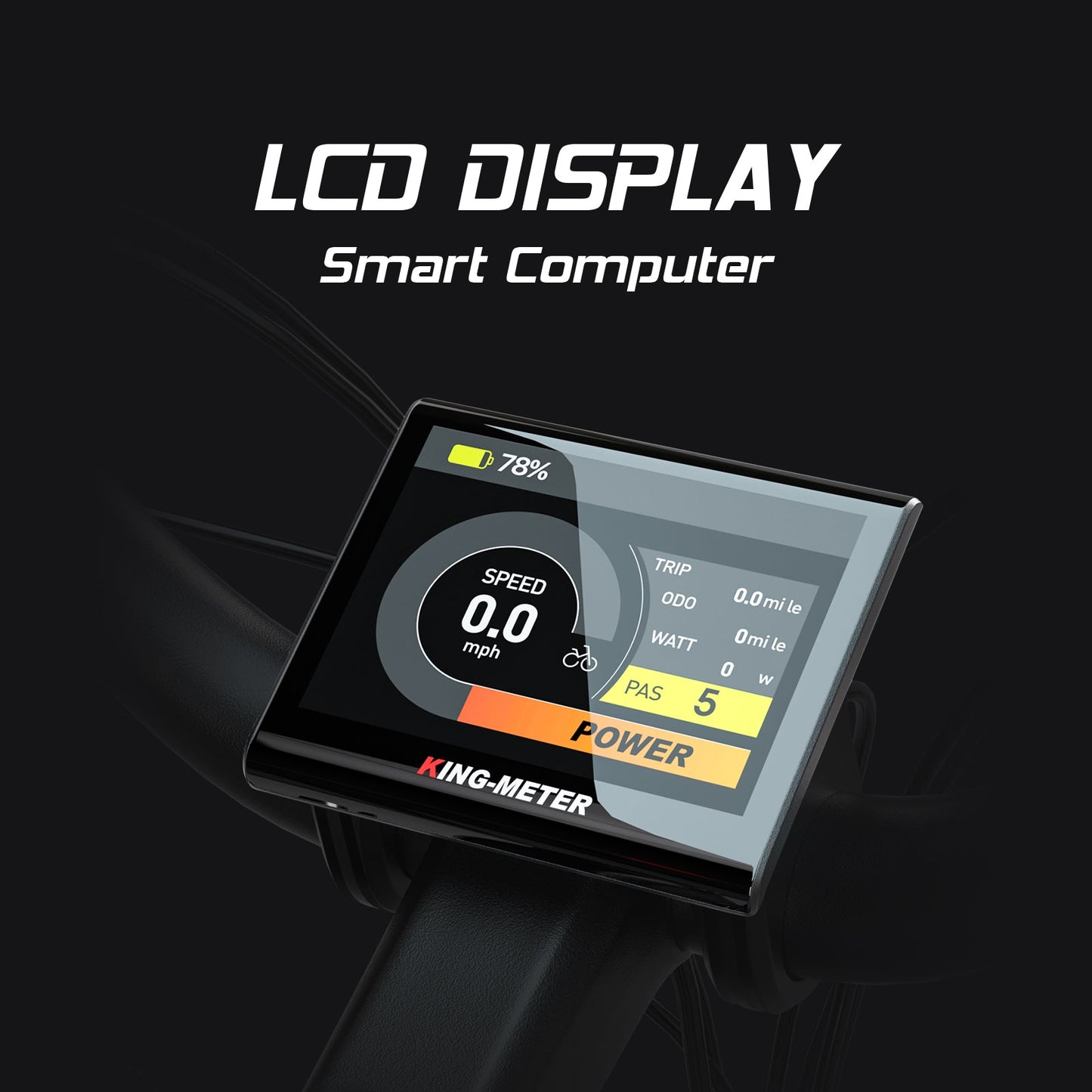 Velocímetro con pantalla LCD para bicicleta eléctrica CYSUM M900
