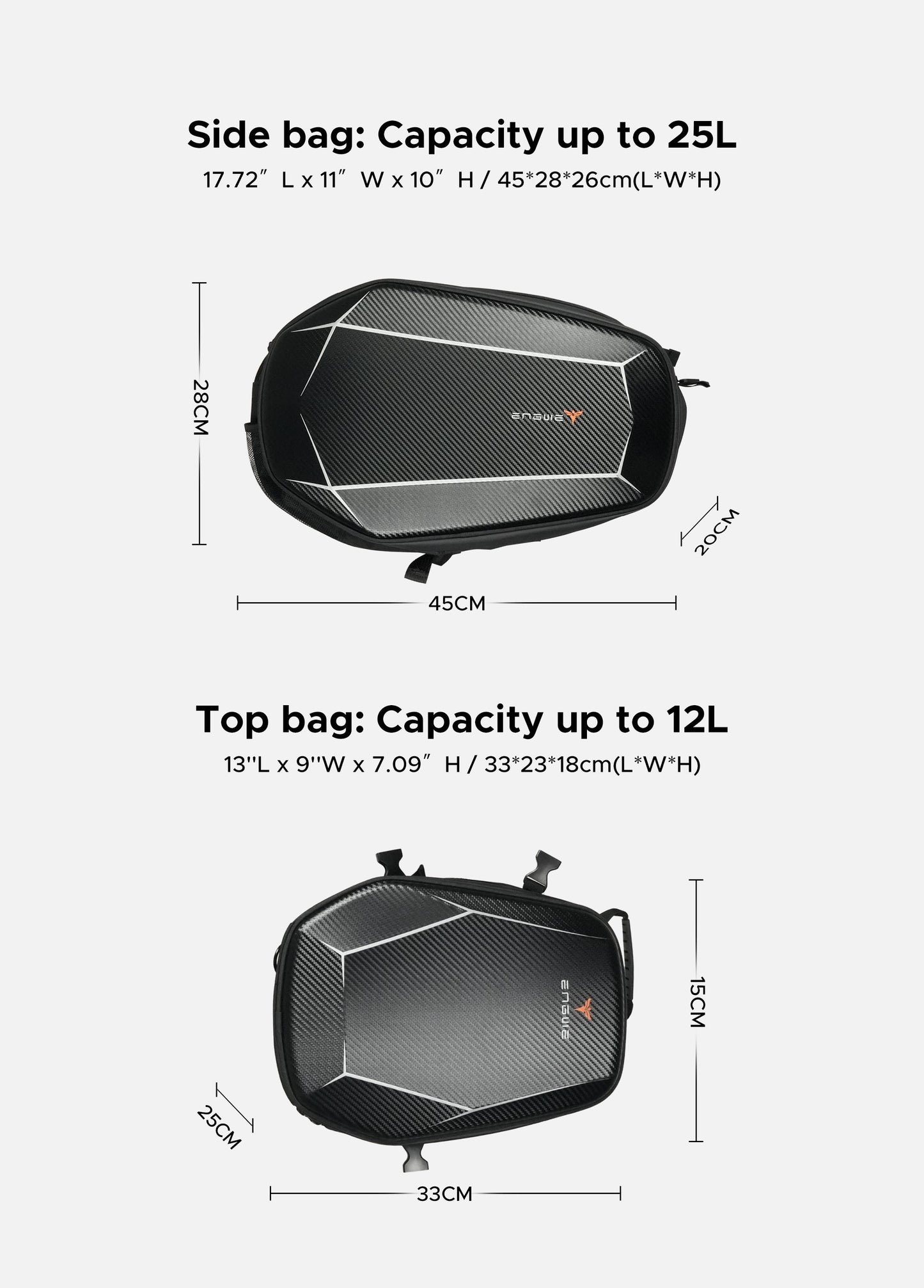 Bolsa trasera ENGWE 3 in 1 Bike Rear Bag