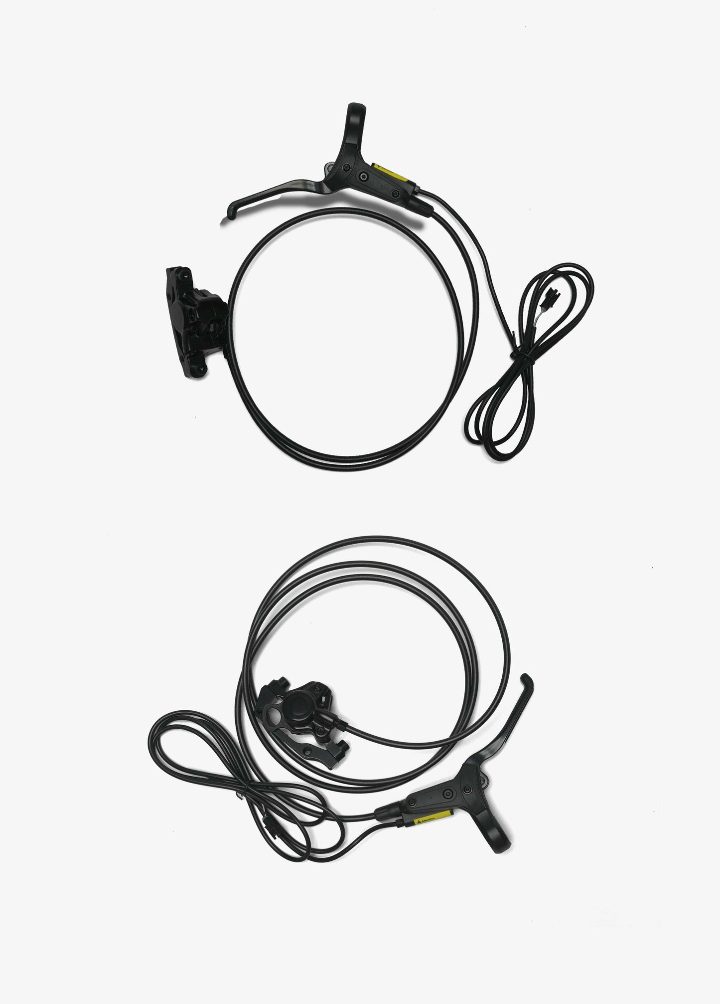 Juego de frenos hidráulicos con apagado eléctrico