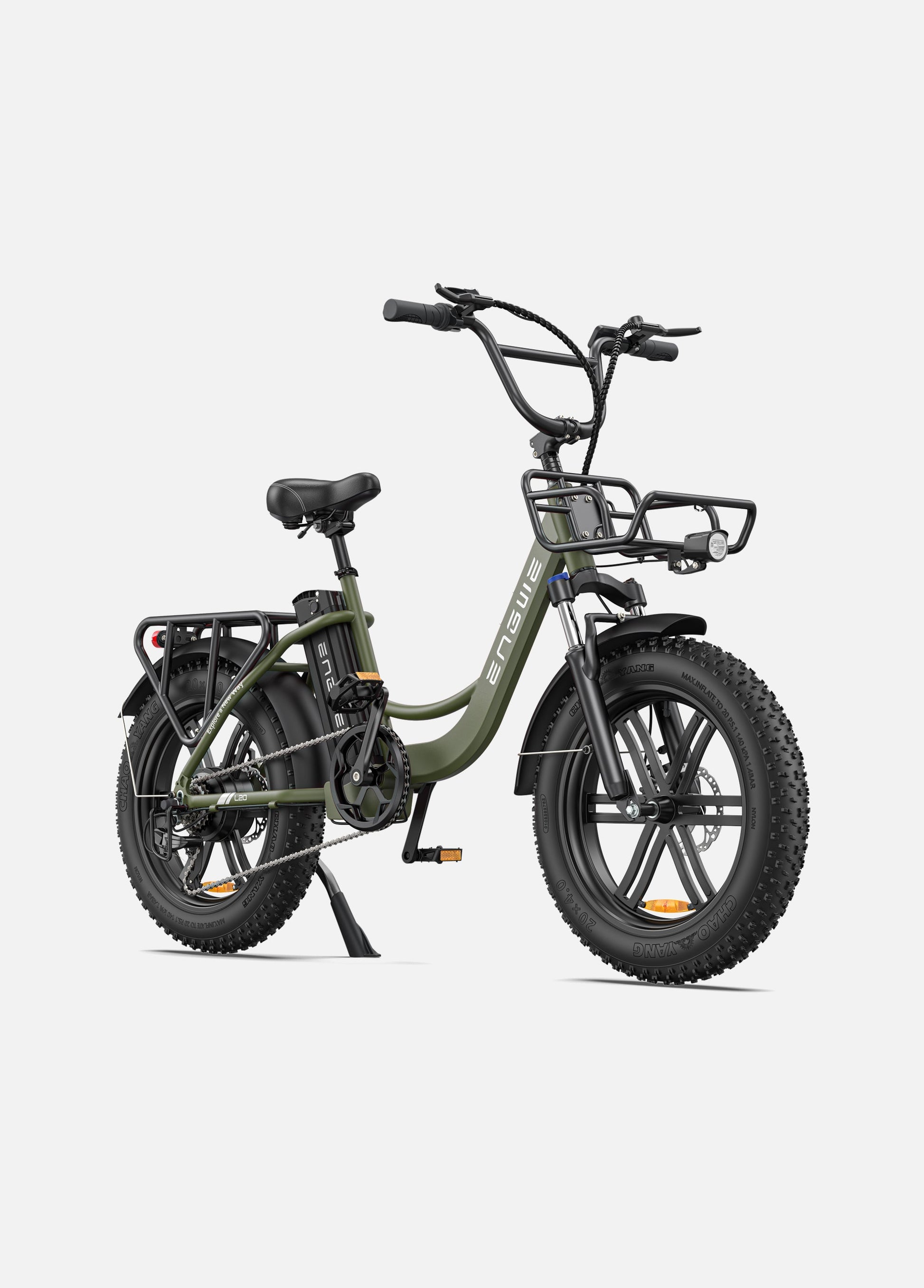 ENGWE L20 250W, 140 km de autonomía, velocidad máxima de 25 km/h, suspensión delantera, e-bike de cuadro bajo