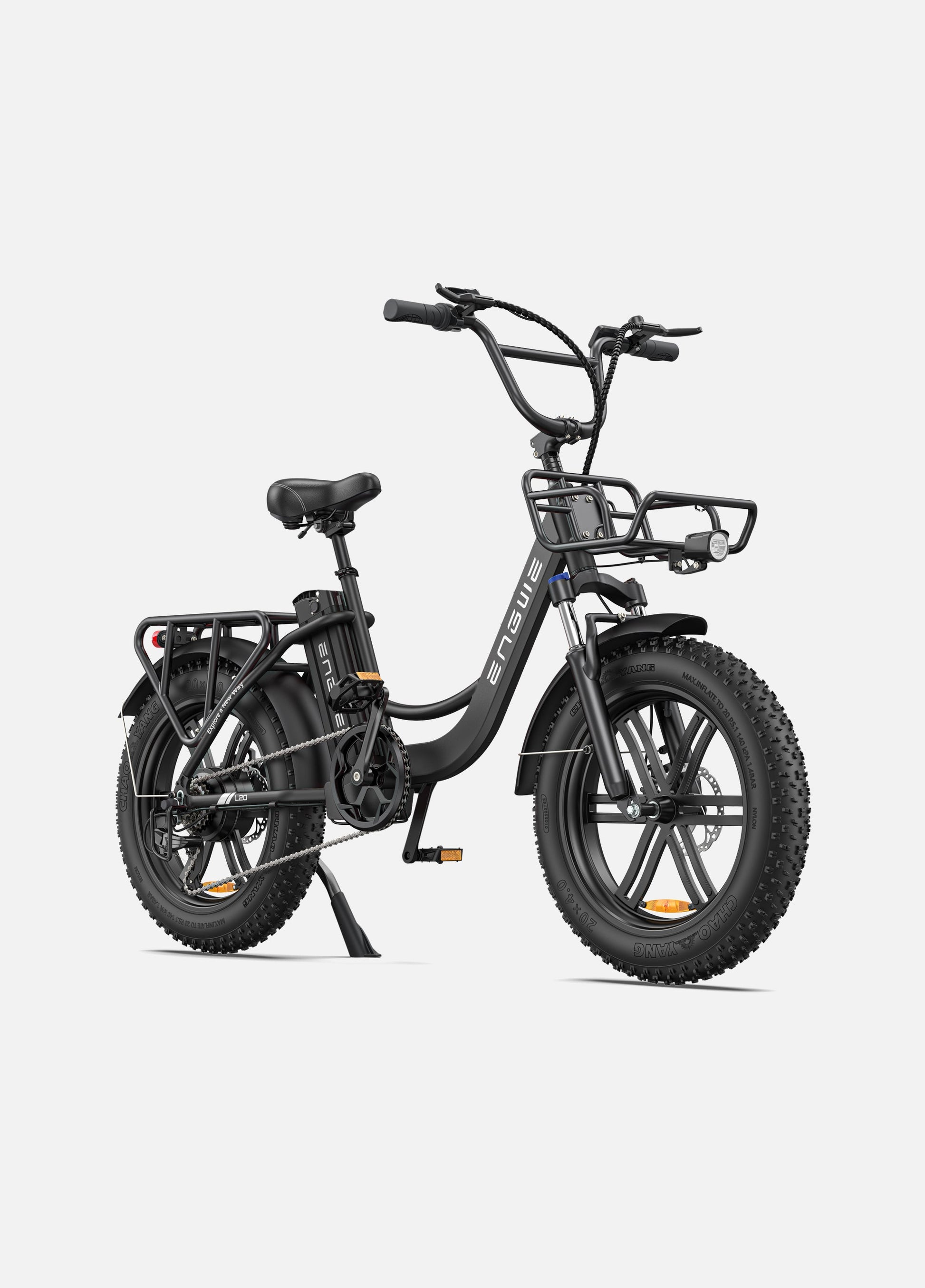 ENGWE L20 250W, 140 km de autonomía, velocidad máxima de 25 km/h, suspensión delantera, e-bike de cuadro bajo