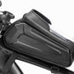 Bolsa para bicicleta, colocación de teléfono móvil, bolsa para viga delantera, bicicleta de carretera de montaña
