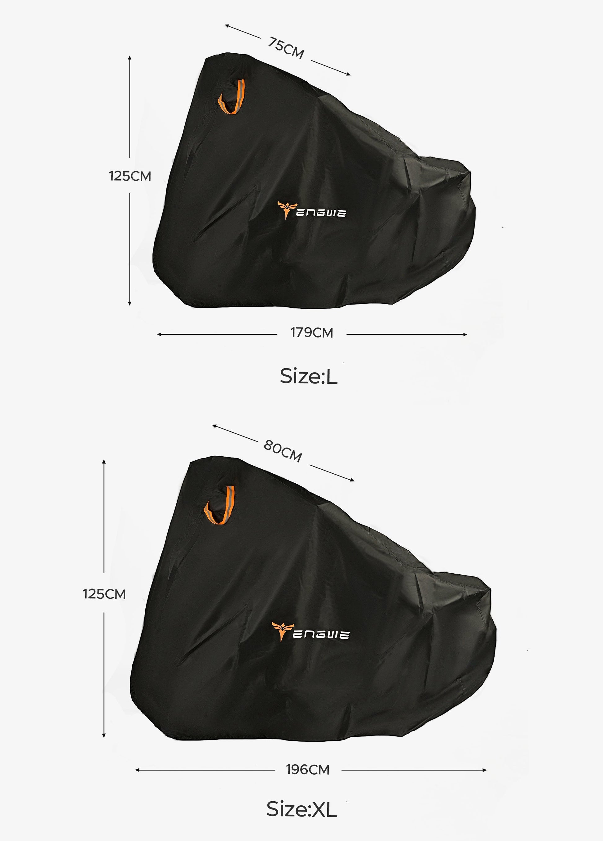 ENGWE Fundas impermeables para bicicletas de exterior para 1, 2 o 3 bicicletas