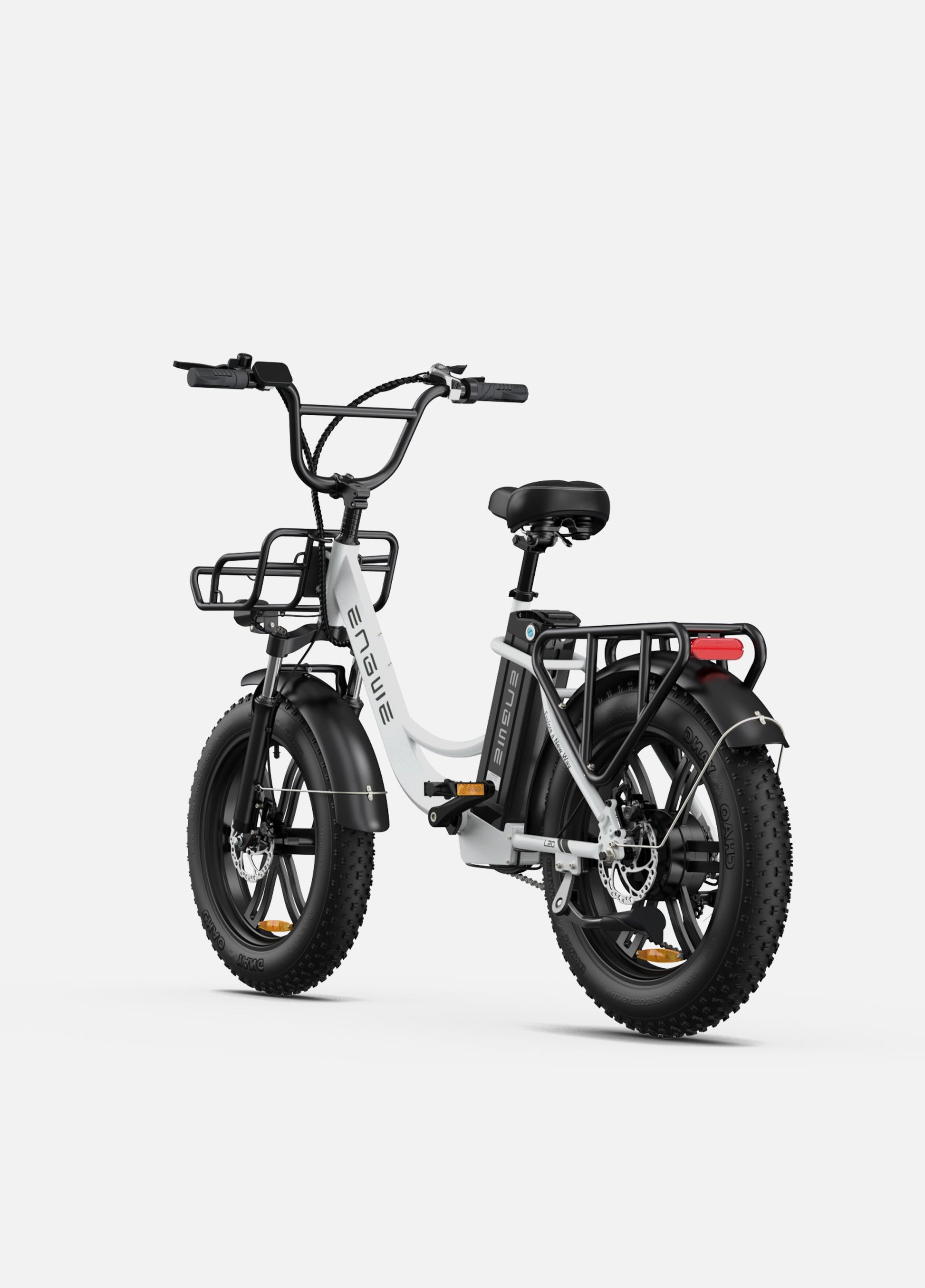 ENGWE L20 250W, 140 km de autonomía, velocidad máxima de 25 km/h, suspensión delantera, e-bike de cuadro bajo