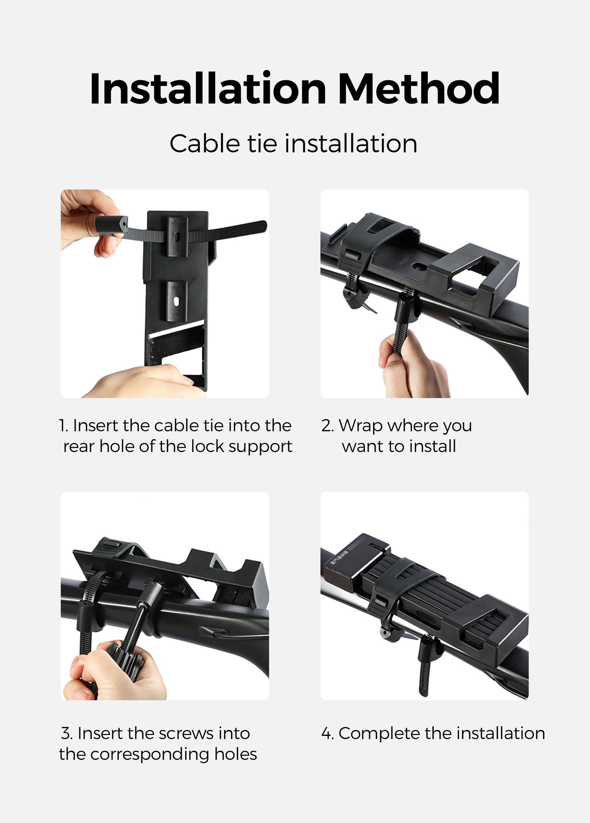ENGWE Candado para bicicleta plegable