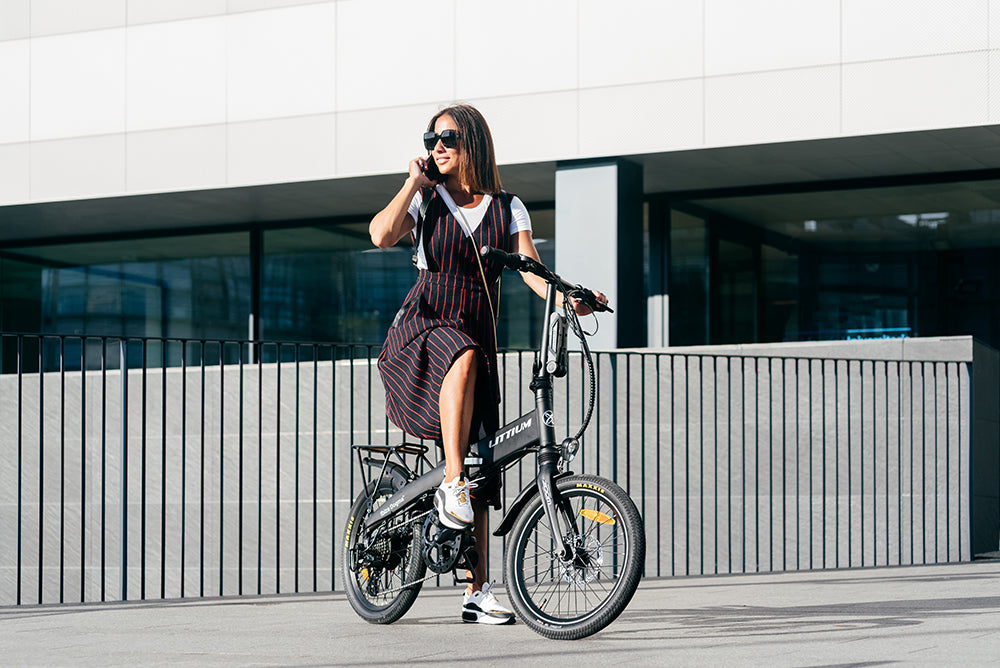 Bicicleta Eléctrica Ibiza Dogma 04 con Motor 250W, Batería Samsung y Ruedas 20"
