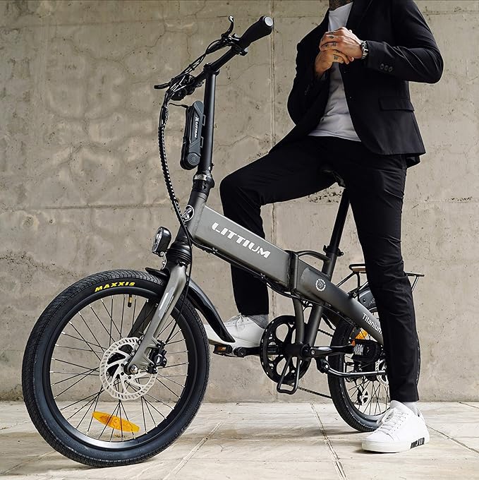 Bicicleta Eléctrica Ibiza Dogma 04 con Motor 250W, Batería Samsung y Ruedas 20"