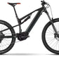 Bicicleta eléctrica Raymon TrailRay 160E 7.0 SE de doble suspensión, ideal para senderos y montaña.
