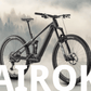 Bicicleta eléctrica Airok Ultra en un paisaje de bosque neblinoso, diseñada para senderos y aventuras.
