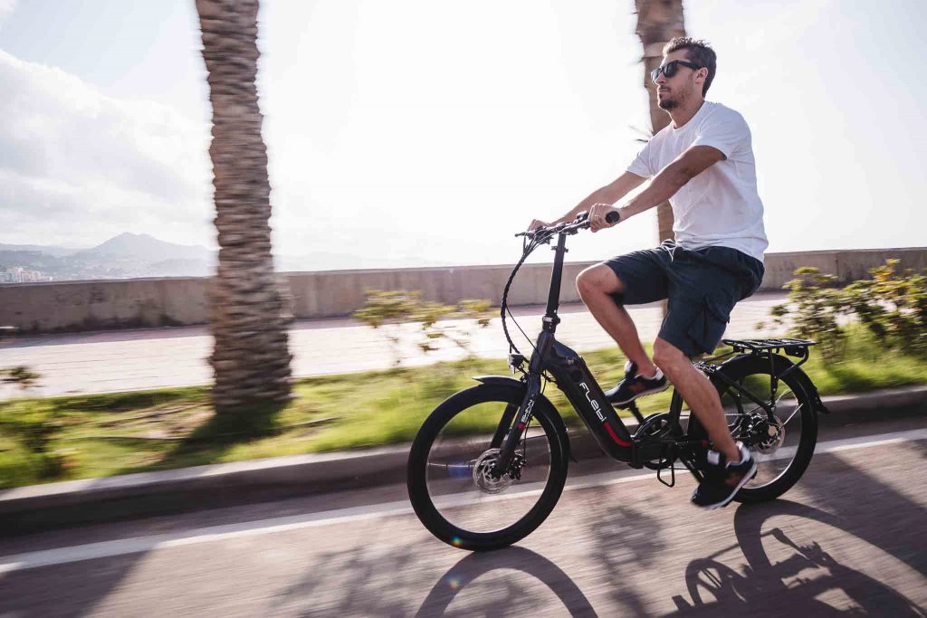 Bicicleta Eléctrica Plegable Swan 24", 70km de Autonomía, 25km/h, Batería 10.4Ah