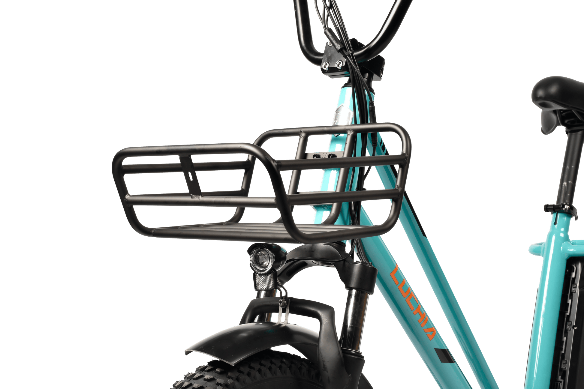Bicicleta Eléctrica Luchia TAURO - Azul Claro, Motor 250W, Neumáticos 20*3.0, Batería 36V 10AH