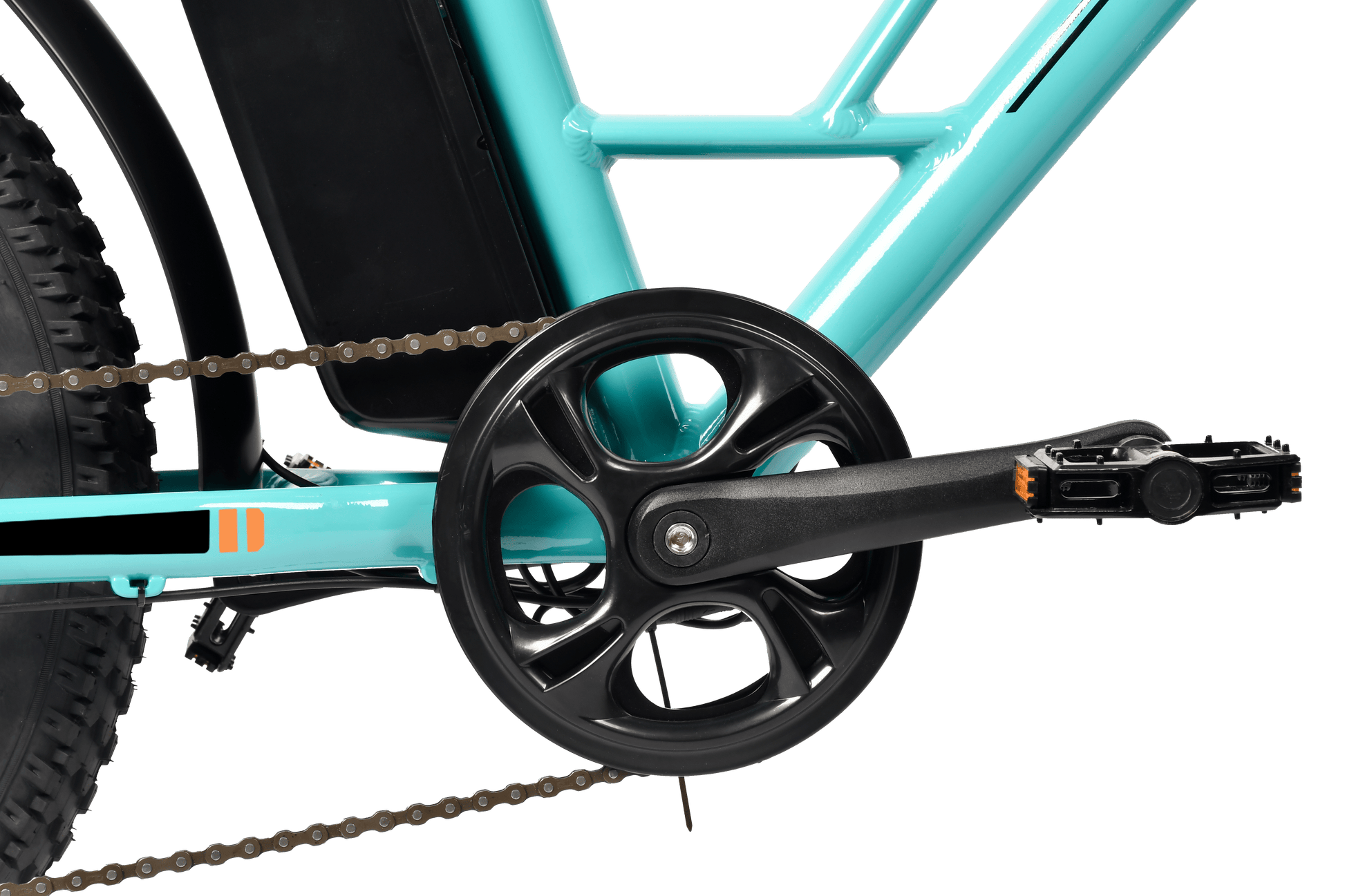 Bicicleta Eléctrica Luchia TAURO - Azul Claro, Motor 250W, Neumáticos 20*3.0, Batería 36V 10AH