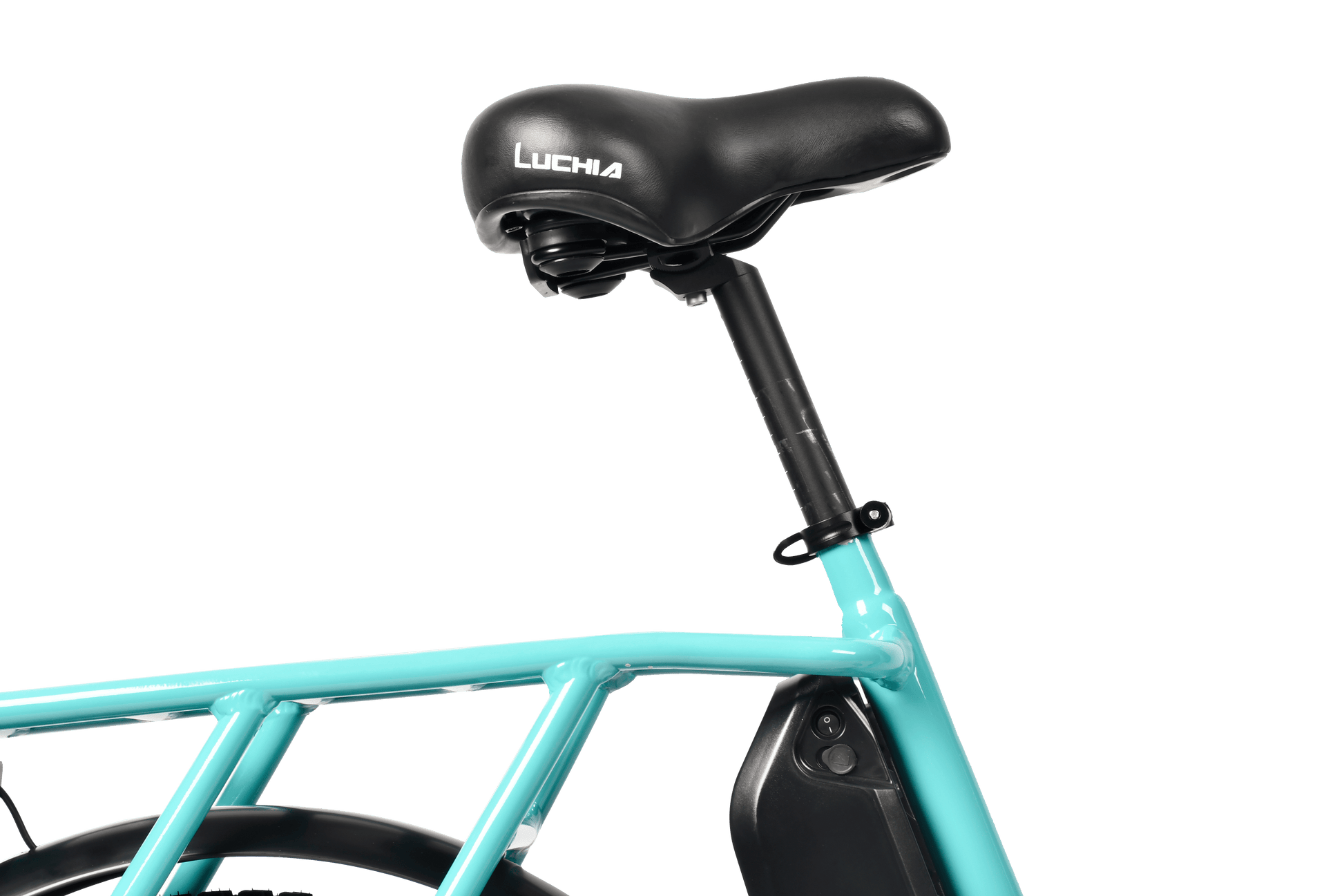 Bicicleta Eléctrica Luchia TAURO - Azul Claro, Motor 250W, Neumáticos 20*3.0, Batería 36V 10AH