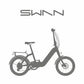 Bicicleta Eléctrica Plegable Swan 24", 70km de Autonomía, 25km/h, Batería 10.4Ah