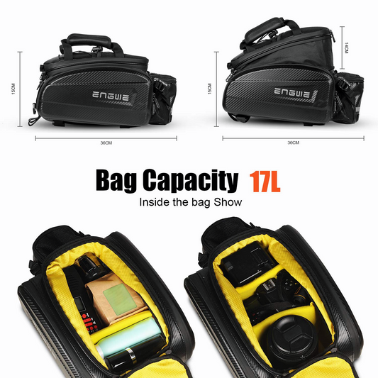 Engwe Bolsa impermeable para portabicicletas de 35 litros