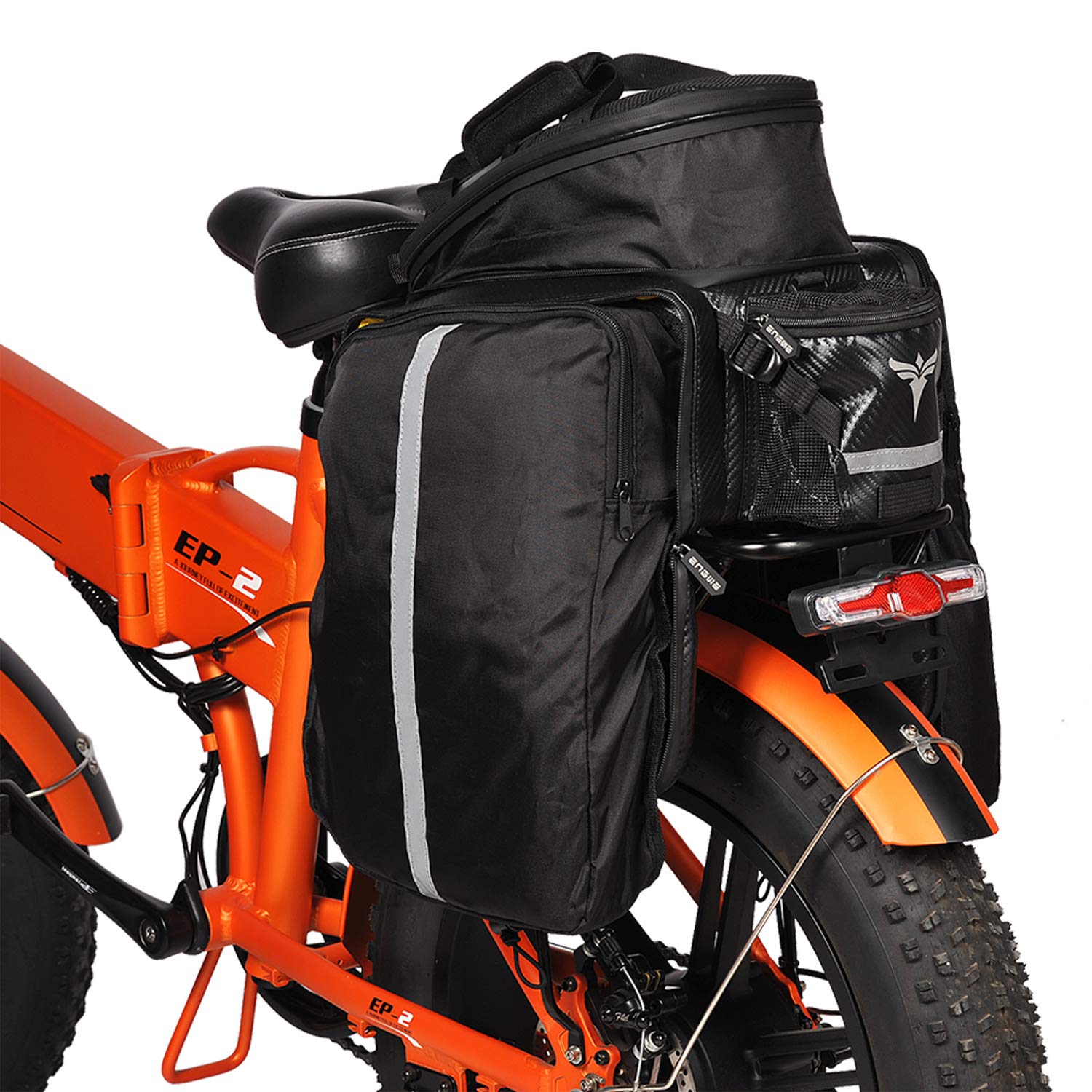 Engwe Bolsa impermeable para portabicicletas de 35 litros
