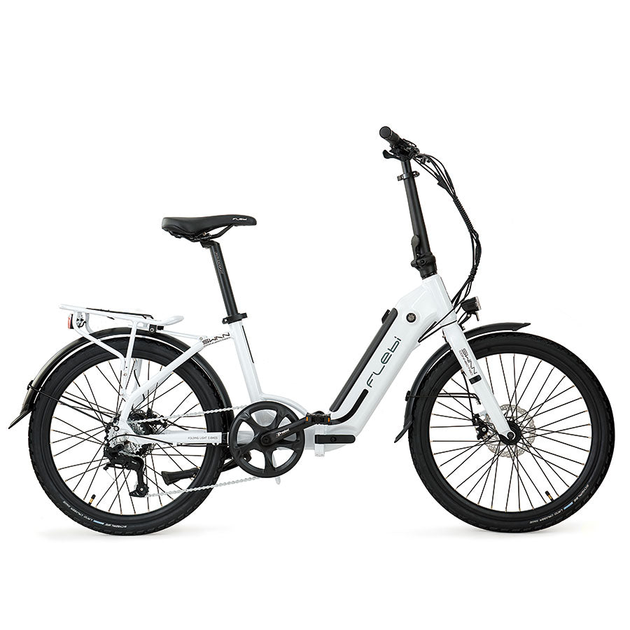 Bicicleta Eléctrica Plegable Swan 24", 70km de Autonomía, 25km/h, Batería 10.4Ah